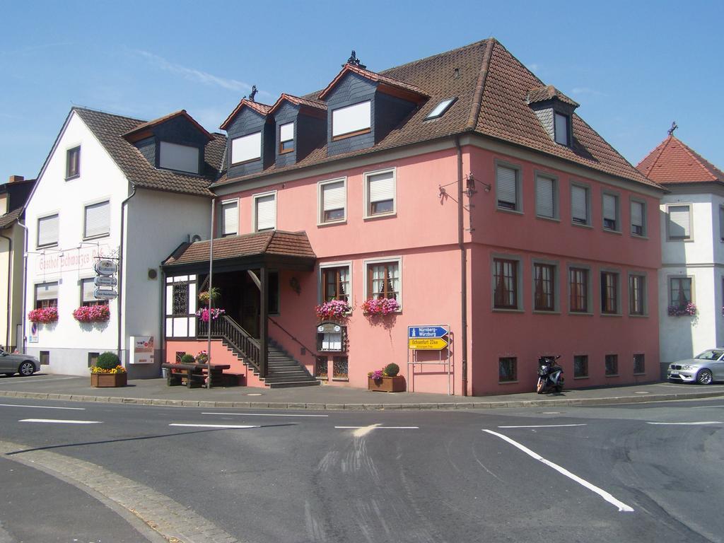 Hotel Schwarzes Ross Schwarzach am Main Dış mekan fotoğraf
